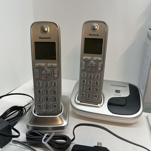 Panasonic KX-TGD212N Dect 6.0 Plus 2-Handset‎ Expandable Digital Cordless Phone - Picture 3 of 6